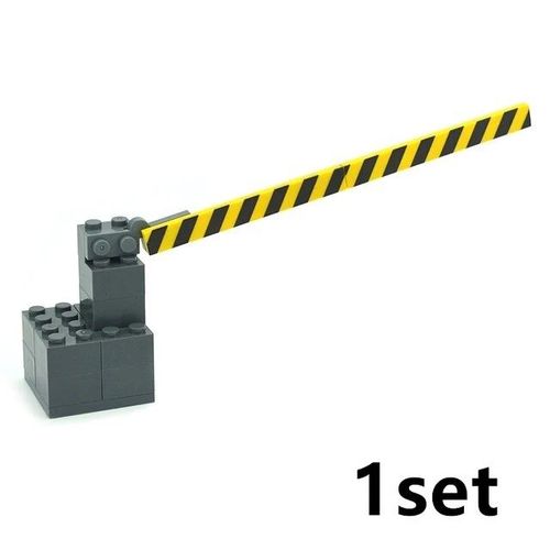Rail De Train De Ville En Briques,Modèle De Jouet,Piste Souple,Incurvée Et Droite Pour Enfants,Cadeau Compatible Avec Toutes Les Marques De Chemin De Fer Leduo - Type Block Lever Yellow