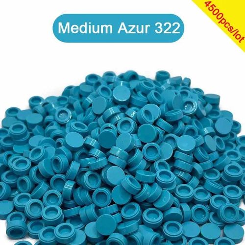 Pixel Art Stuff Brick Mosaic Toys For Artist,Tuile 1x1 Round 98138, Remix 91 Colors,Importer Nights Part,4500pcs Per Lot,Bulk Buy - Type Medium Azur 322