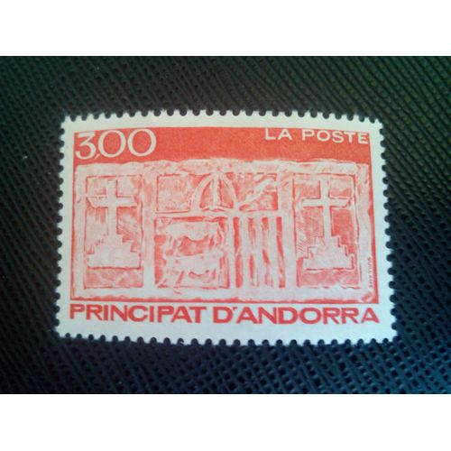 Timbre Andorre Yt 473 Les Plus Anciennes Armoiries D'andorre 1996 ( 0040705 )