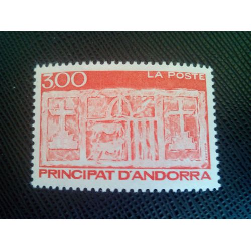 Timbre Andorre Yt 473 Les Plus Anciennes Armoiries D'andorre 1996 ( 0040705 )