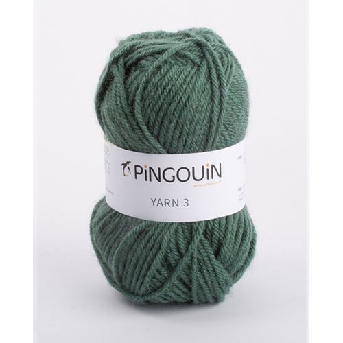 Pingouin - Pelote De Laine Pingo Yarn 3 De 51g - Laine À Tricoter - 80% Acrylique,20% Laine - Aiguille N°5 - Couleur Bleu Glacier