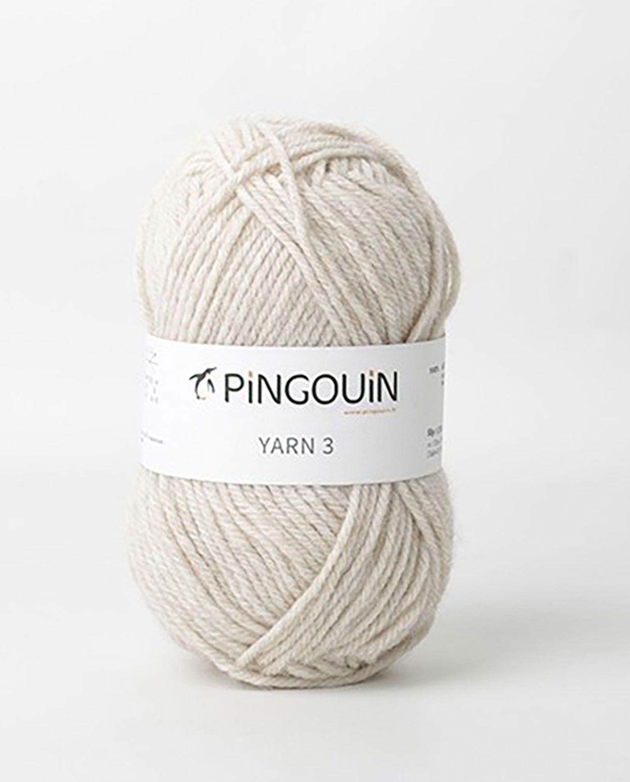 Pingouin - Pelote de Laine PINGO YARN 3 de 52g - Laine à Tricoter - 80%  ACRYLIQUE,20% LAINE - Aiguille n°5 - Couleur JAUNE BANANE : :  Cuisine et Maison