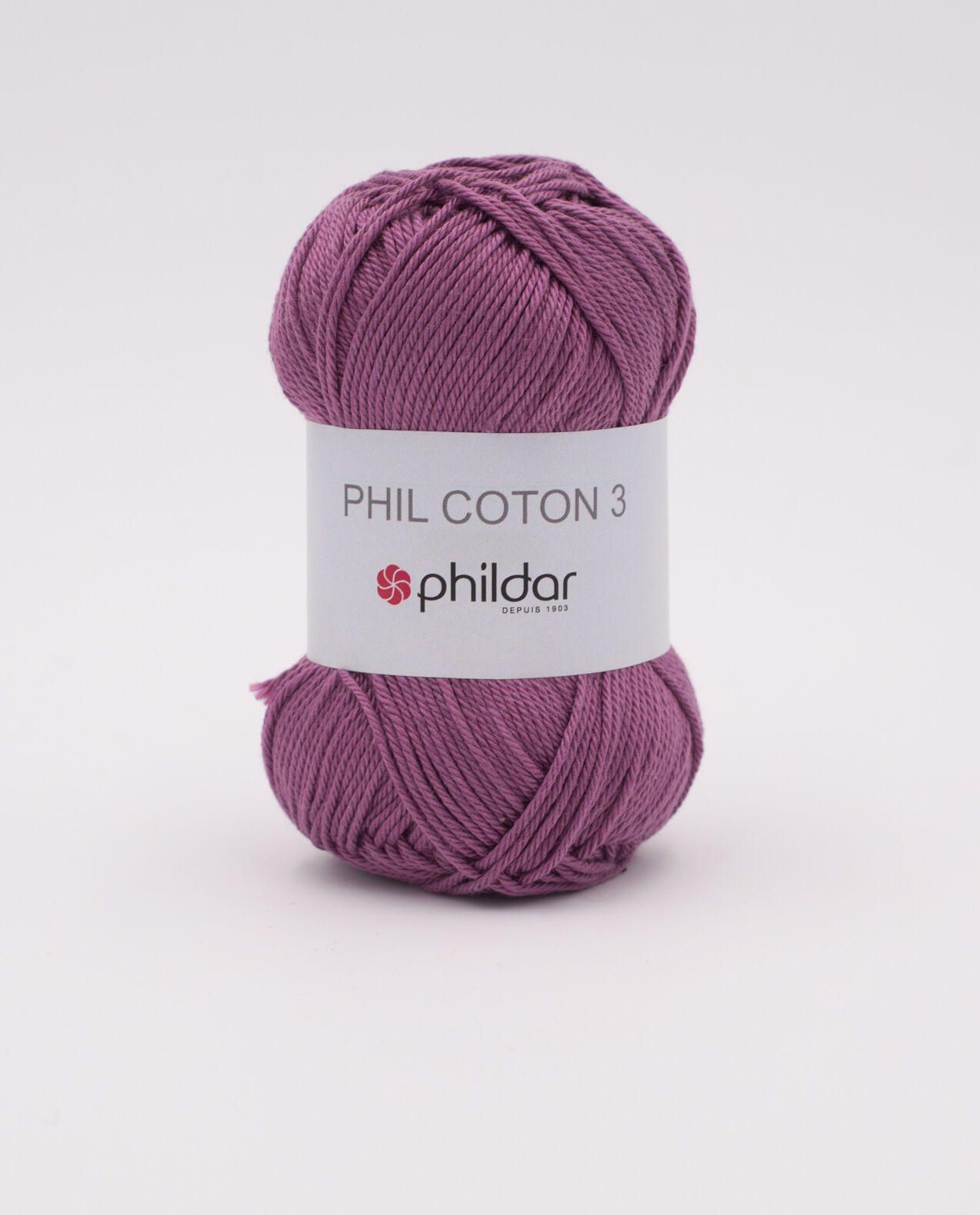 Pelote de laine phildar Phil coton 3 neuf