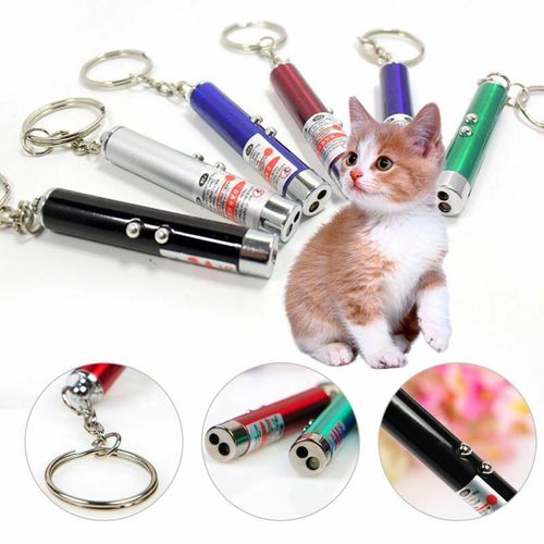 5mw Led Laser Chat Fournitures Pour Animaux De Compagnie Drôles Led Laser Chat Jouet Stylo Laser Pointeur Porte-Clés Porte-Clés Torche Chat Chien Bâton Chien Fournitures Pour Animaux - 21mwj0715c02220