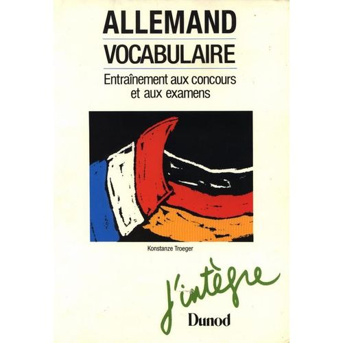 Allemand Vocabulaire - Entraînement Aux Concours Et Examens