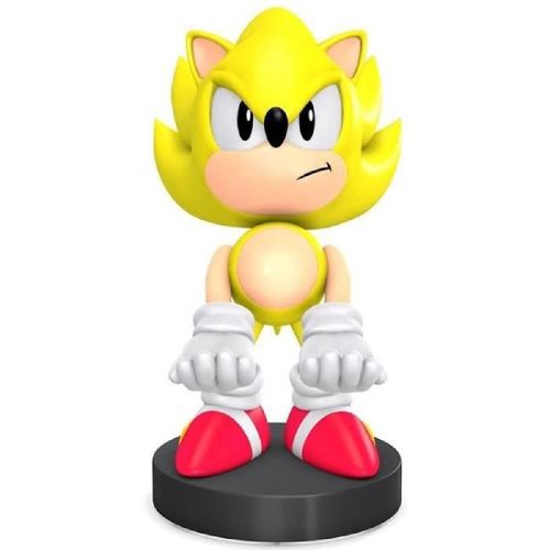 Figurine Support & Chargeur Pour Manette Et Smartphone - Exquisite Gaming - Super Sonic