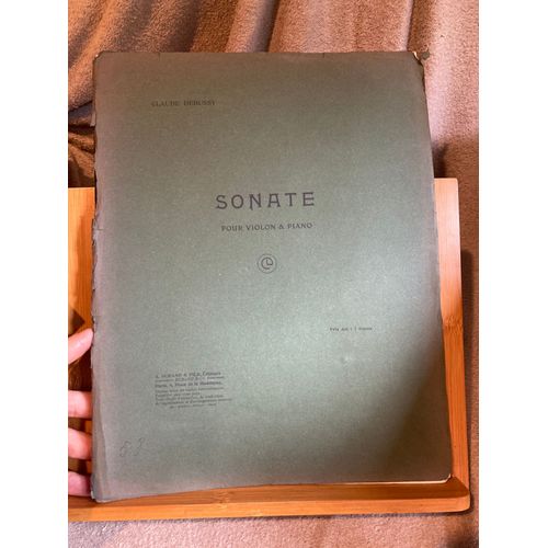 Debussy Sonate Pour Violon Et Piano Partition Éditions Durand S. Plé-Caussade Edition Originale