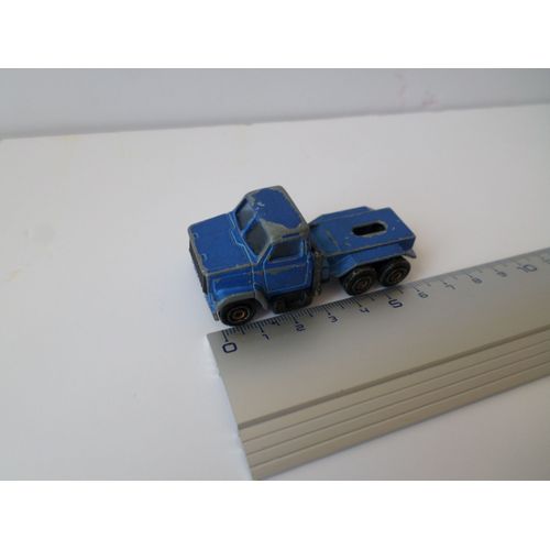 Camion Tracteur Bleu Marche Pied Noir