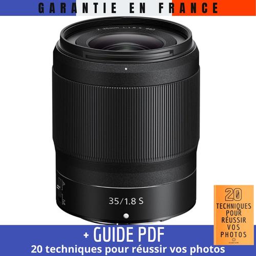 Nikon NIKKOR Z 35mm f/1.8 S + Guide PDF ""20 TECHNIQUES POUR RÉUSSIR VOS PHOTOS""