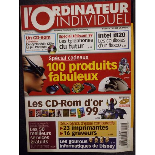 L'ordinateur Individuel N° 111 Spécial Cadeau 100 Produits Fabuleux