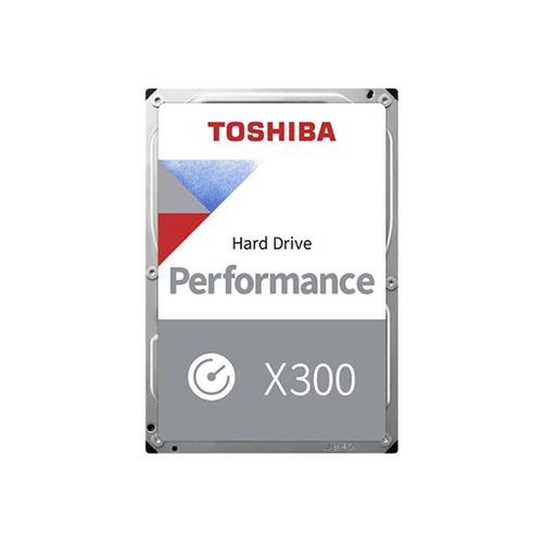 Toshiba X300 Performance - Disque dur - 6 To - interne - 3.5" - SATA 6Gb/s - 7200 tours/min - mémoire tampon : 256 Mo