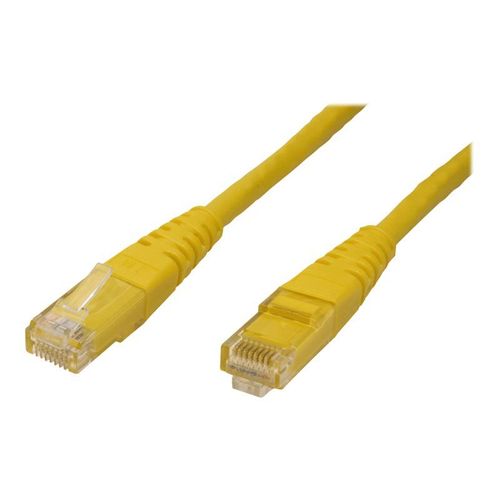 Roline - Cordon de raccordement - RJ-45 (M) pour RJ-45 (M) - 1 m - UTP - CAT 6 - jaune