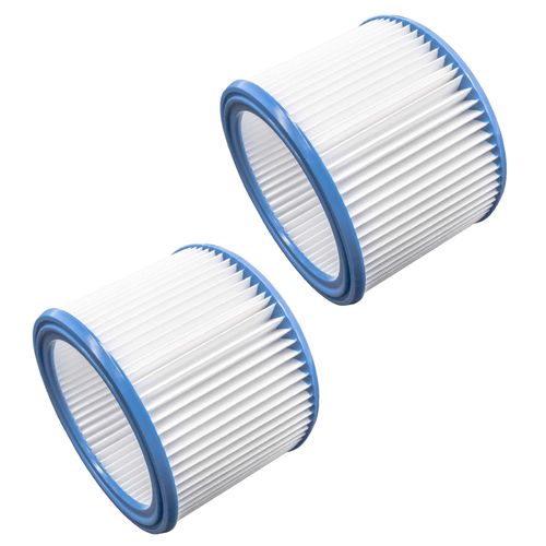 vhbw Set de filtres 2x Filtre plissé compatible avec Protool Festool VCP 10 E, VCP 250 E, VCP 260 EH aspirateur à sec ou humide - Filtre à cartouche