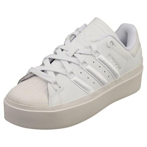 Adidas Superstar Bonega Femme Baskets Plate Forme Blanc