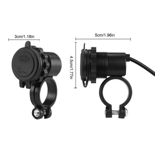 Chargeur Usb Sans Fil Pour Moto,Prise De Charge Rapide,Support De Téléphone Portable,Dee Life,Hurbike #A