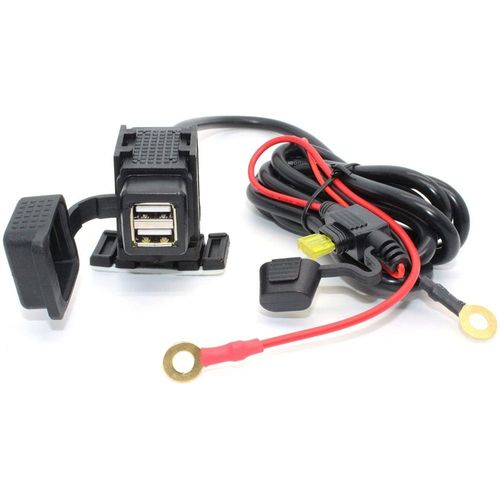 Kit De Chargeur Usb Étanche Pour Moto,Fusible De Prise De Port Usb Pour Touristes,Connecteur De Joint Torique Pour Iphone,Smartphone,Tablette,Gps,4,Pipeline