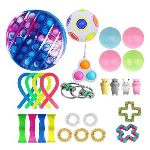 Ensemble de jouets sensoriels Anti Stress pour enfants et adultes, Anti  Stress, pour soulager l'anxiété, idée cadeau, #3 - Type N #D