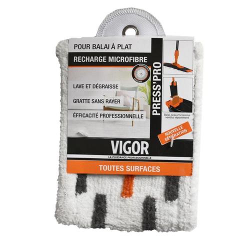 Vigor Housse Microfibre Press'pro Balai Plat Sols Lisses Parquets 3142762311400 Mopa Depoussierante Menage Maison Entretient Soins Nettoyer Cuisine Pro Serpilliere Comasound Kartel Csk Online