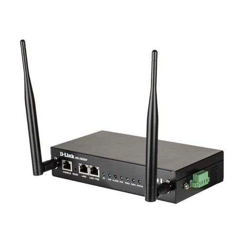 D-Link DIS-2650AP - Borne d'accès sans fil - 2 ports - Wi-Fi 5 - 2.4 GHz, 5 GHz - Tension CC - montable mur/rail DIN