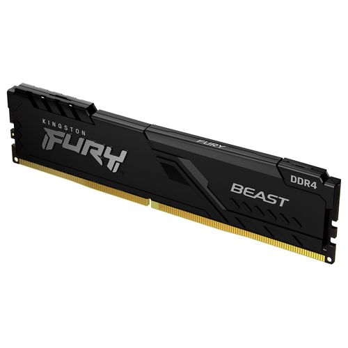 Kingston FURY Beast - DDR4 - module - 4 Go - DIMM 288 broches - 2666 MT/s / PC4-21300 - CL16 - 1.2 V - mémoire sans tampon - non ECC - noir