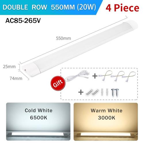 Ensemble complet T5 T8 LED Tube sous armoire cuisine lumière chambre armoire placard veilleuses 30/60CM leds barre lumineuse Cocina maison lampe capteur de mouvement de bande led lumière Lampe à induction de balayage à