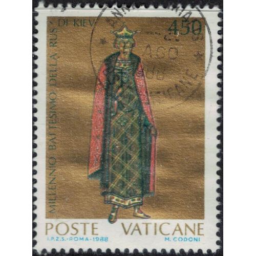 Vatican 1988 Oblitéré Used Saint Vladimir Le Grand Su