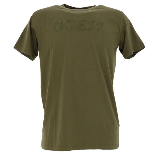 Tee Shirt Manches Courtes Guess Ss T-Shirt - Organic Stretch Jersey 180 Kaki