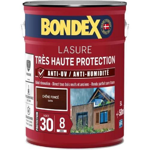 lasure pour bois trés haute protection 8 ans chene foncé 5L Bondex