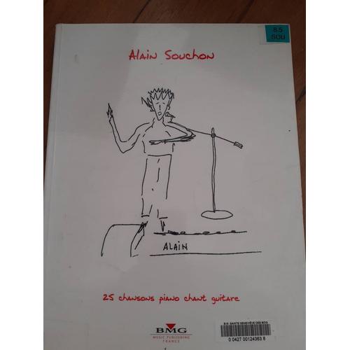 Alain Souchon 25 Chansons Piano Chant Guitare