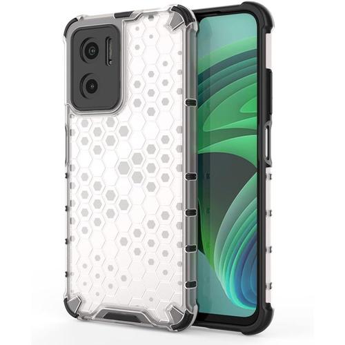 Coque Pour Xiaomi Redmi 10 5g / Note 11e Housse, Étui De Caoutchouc Tpu Souple Antichoc En Silicone Renforcer La Version Avec Quatre Angles Protection De La Caméra - Blanc