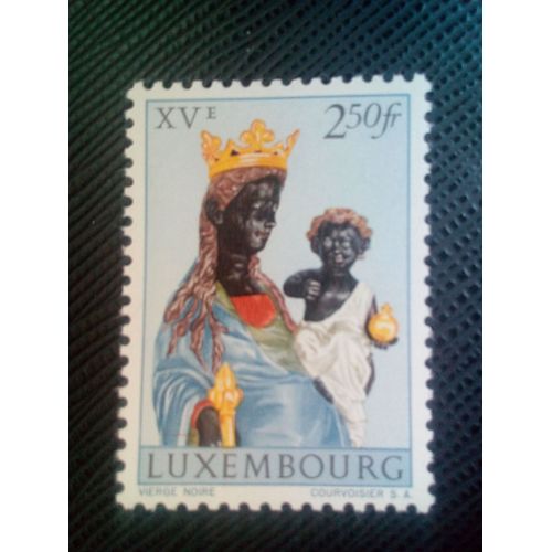 Timbre Luxembourg Yt 623 Vierge Noire Dans L'église Saint-Jean, Grund 1963 ( 0060705 )