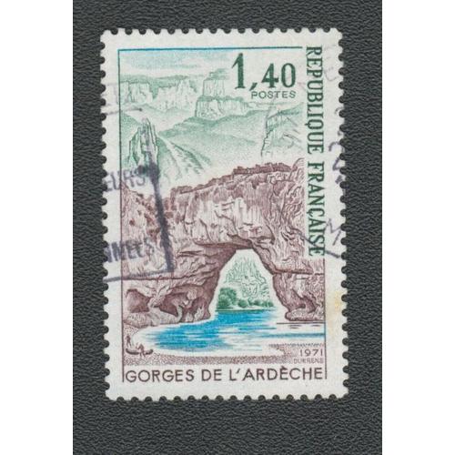 Timbre 1971 - Gorges De L'ardèche 1,40