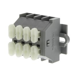 Wago 261-104 Bornier 4 pôles avec poussoir Ø2,5² 26A AWG 26-14