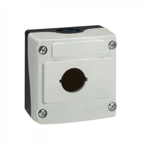 Legrand 024200 Boîte de commande à bouton vide - à équiper -1 trou - gris