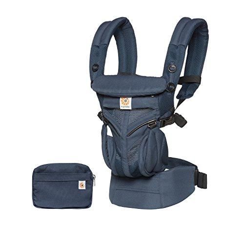 Ergobaby Porte Bébé Portebébé Ergonomique Omni 360 Toutenun Multifonction Dorsale Et Ventral Cool Air Mesh Midnight Blue