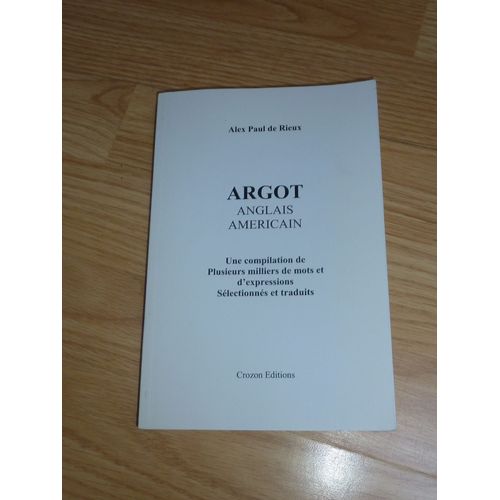 Argot Anglais Américain