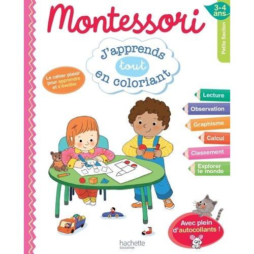 Montessori J'apprends En Coloriant Ps