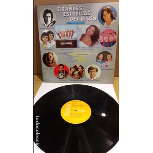 L P 33 Trs Various Artists Grandes Estrellas Del Disco Versiones Originales 1980 Pressage Espagne