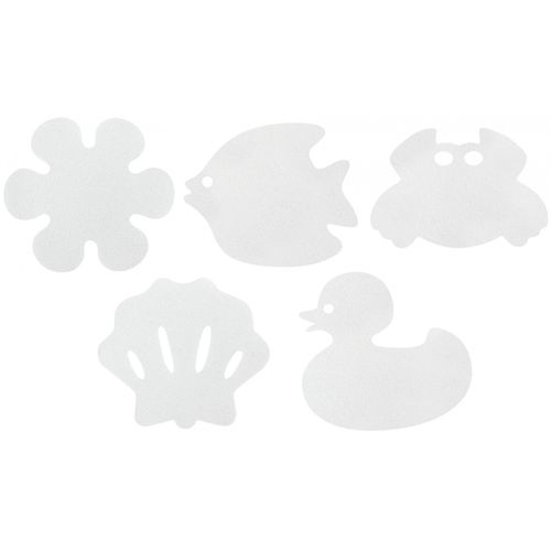 Pastilles antidérapantes blanc pour baignoire / douche, Grip