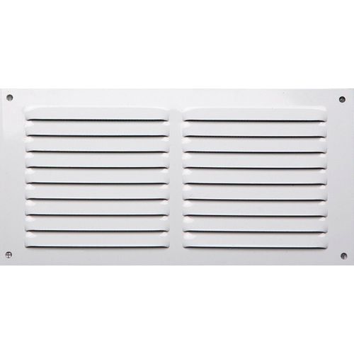 Grille d'aération aluminium laqué, L.15 x l.30 cm