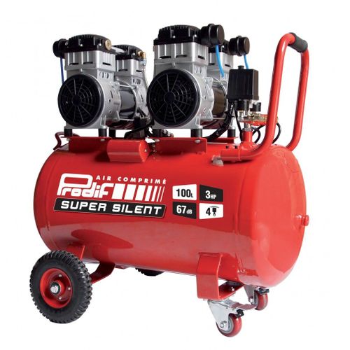 Compresseur d'atelier silencieux PRODIF 100 l 3 cv SIL1003 230 V