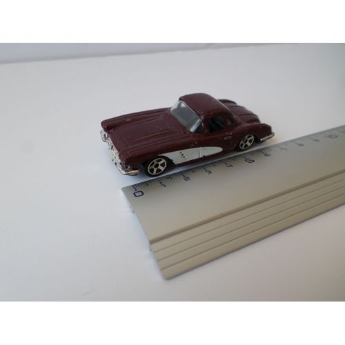 Chevrolet Modele Corvette 58 Portiere Blanche-Majorette