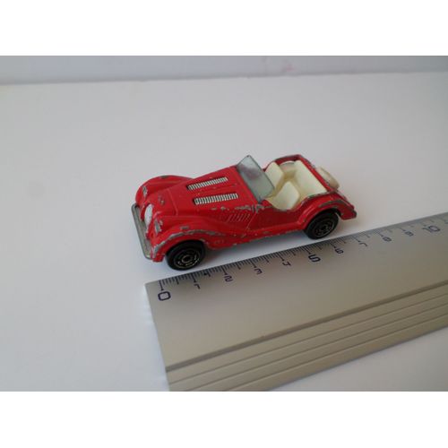 Morgan Cabriolet Modele Rouge Sieges Blancs-Majorette