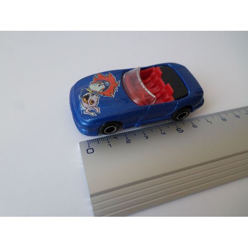 Cabriolet Modele Bleu Enfant Sur Capot-Majorette