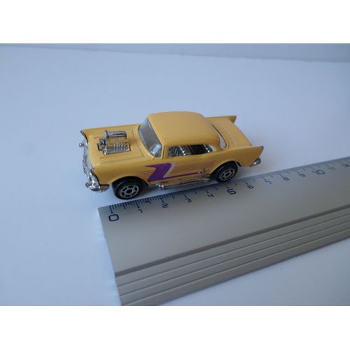Chevrolet Coupe Model Chevy 37 Jaune Z Rouge-Majorette