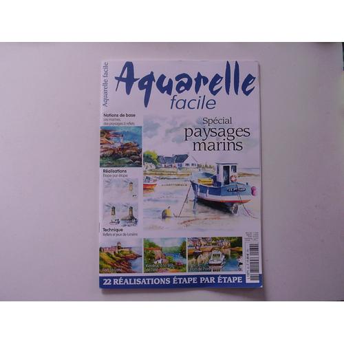 Aquarelle Facile N° 62 Spécial Paysages Marins