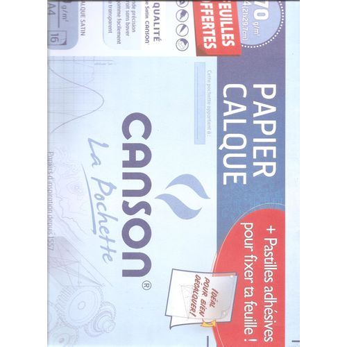 Pochette Papier Calque