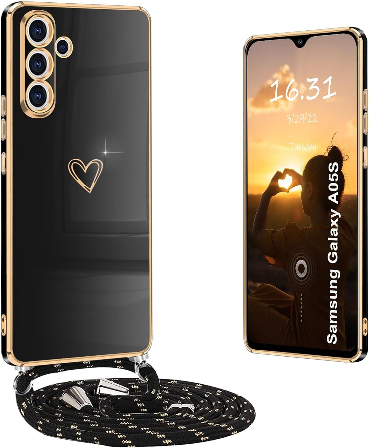 Coque Samsung Galaxy A05s Avec Cordon, Coque Samsung A05s Av...