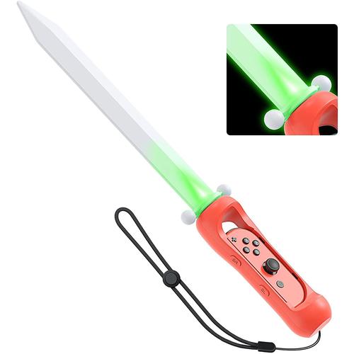 Épée De Jeu À Led Pour Nintendo Switch Joy Cons, Épée À Poignée Pour The Legend Of Zelda : Skyward Sword Hd 2021 - Rouge