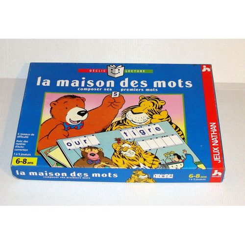 La Maison Des Mots - Nathan 6-8 Ans 1991 Style Scrabble Enfants